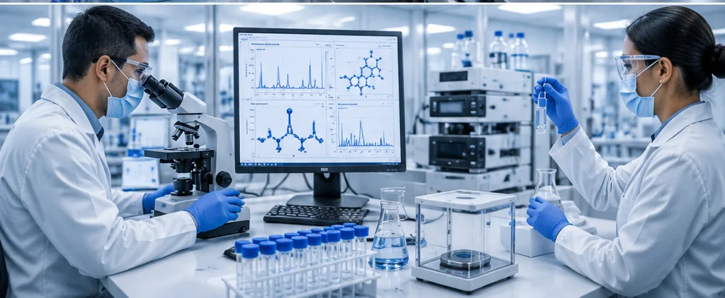 Laboratorio de análisis de péptidos